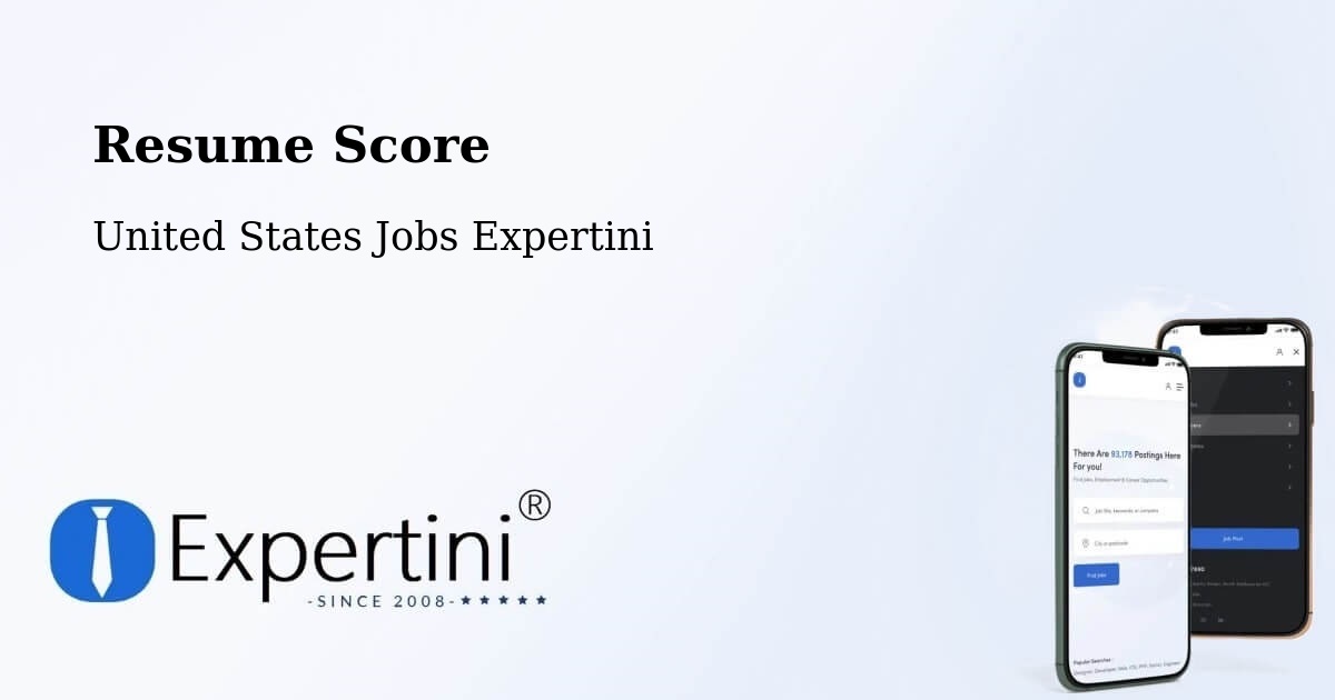 Resume Score & Job Description Match Tool – Dickson - United States Jobs Expertini